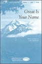 Great Is Your Name SATB choral sheet music cover